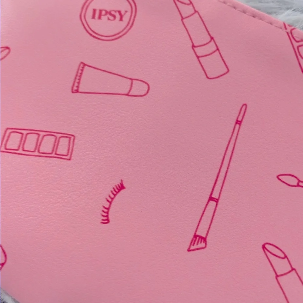Ipsy Pink Glam Bag Cosmetic Bag
